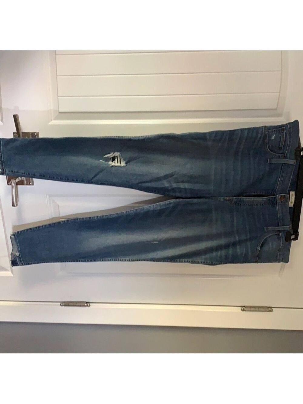 Madewell 10” step-hem skinny jeans. Size 35. EUC